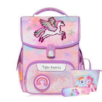 小學者 超輕量護脊書包Pro 2S-漫步天馬 亮片款 | 低年級適用