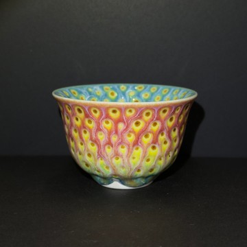 No. 01 / 孔雀開屏 Peacock / 吉祥杯 70 ml