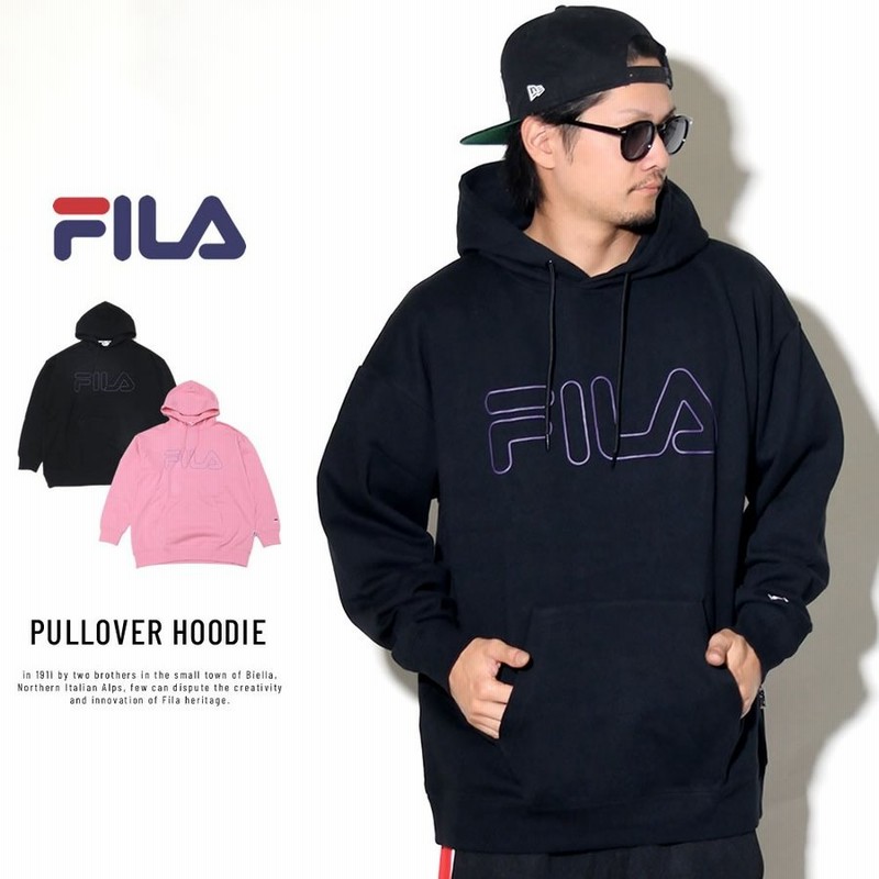 週末セール開催 フィラフィラfilaスウェットプルオーバーパーカーメンズ裏毛pulloverhoodie アウター Jbp Co Th
