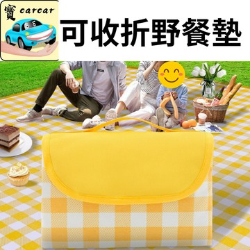 現貨 可收納野餐墊 萬用加厚防潮防水露營地墊 戶外公園草地吃飯打卡野趣 帳篷內襯防髒防刮 輕便折疊手提包五金百貨通用