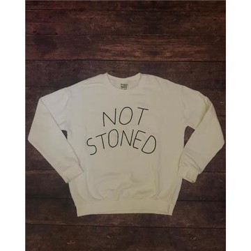 沒有喝醉STONED個性設計運動上衣帥氣男士減齡圓領衛衣男女同款