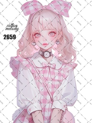 original sticker no.2659 人物貼紙 原創貼紙 原創人物貼紙 裝飾貼紙 cotton melody