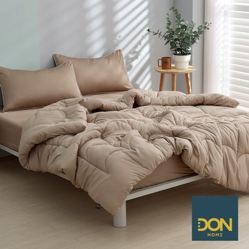 DON 石墨烯速暖發熱可水洗科技羽絲絨被｜奶柔棕｜6x7尺