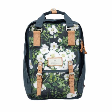 【DOUGHNUT】14吋 防潑水 後背包 馬卡龍 水壺格 聯名-印花 DP