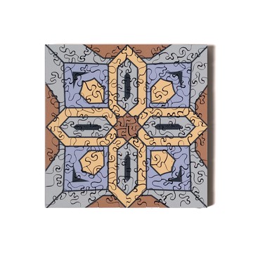 海裡魚75pcs木質拼圖_花磚Q Azulejo-Q