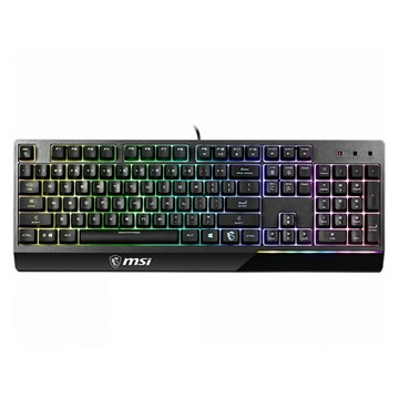 3C精選【史代新文具】MSI微星 VIGOR GK30 TC 黑色 有線鍵盤