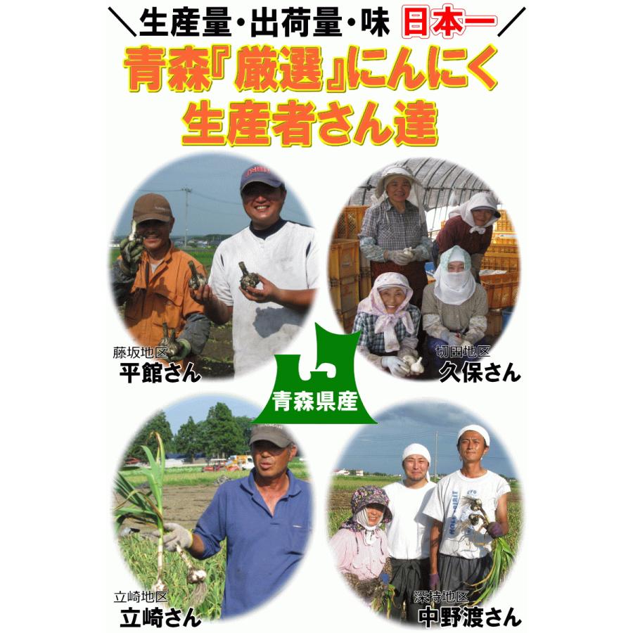 にんにく 青森 500g バラ 皮剥け無し 正品 送料無料 青森県産にんにく バラニンニク ネット詰め