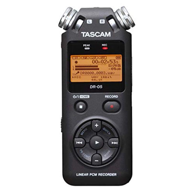 TASCAM リニアPCMレコーダー ブラック DR-05