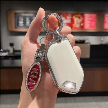 KIA 起亞新款專用 EV9鑰匙殼 黑白小熊钥匙套 途悦 EV9 Earth RWD 精緻鑰匙套 起亞鑰匙圈 起亞鑰匙套