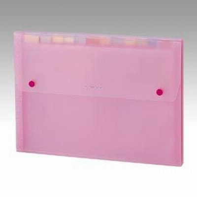 セキセイ　ドキュメント　ファイル　Ａ４判ヨコ型　１３ポケット（ピンク）