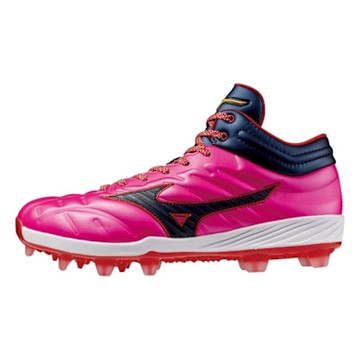 Mizuno Cushionrevo Pro Mid Tpu Wide [11GP253064]男 棒壘球鞋 寬楦 粉藍