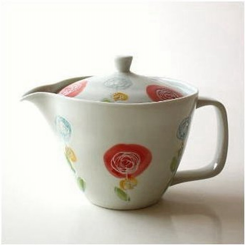 ティーポット 急須 きゅうす おしゃれ かわいい 日本製 有田焼 フラワーポット 通販 Lineポイント最大0 5 Get Lineショッピング