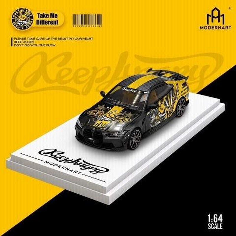 MODERNART★ミニカー★keep angry 新品 Model Art / MODERNART 1/64 BMW M4 