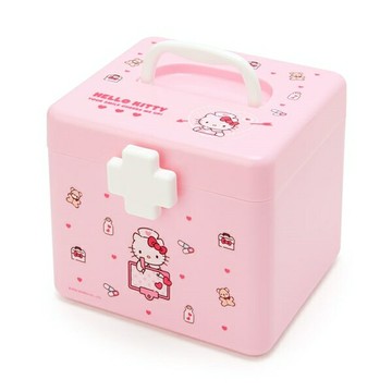 【震撼精品百貨】凱蒂貓_Hello Kitty~日本SANRIO三麗鷗 KITTY方形手提急救箱(三麗鷗家醫科)*54756