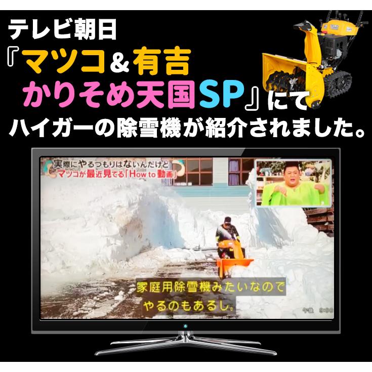 ＜即納 12月限定 直前割＞5.0馬力 除雪＆スイーパー 寒冷地仕様 HG-SSG5562