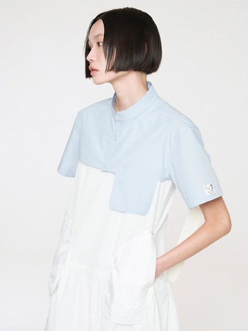 Selvedge Bolero Layered Shirt_RYAAM24515BUX