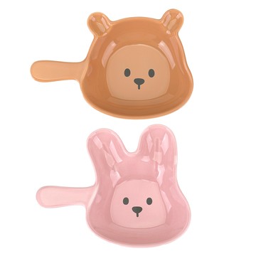 Dailylike 2 件組手柄板 05 東區松吉 1組 東谷 (195 x 135 x 35 mm)、松吉 (185 x 150 x 35 mm)  粉色 + 棕色