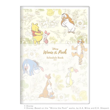 【震撼精品百貨】2022年 掛曆/年曆/手帳 日本 Pooh 小熊維尼 百畝家族圖案款 B6行事曆#65239 震撼日式精品百貨