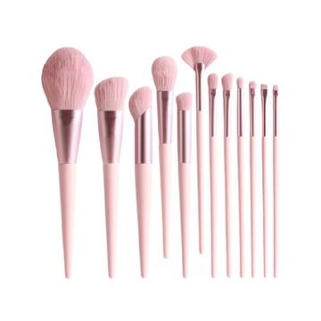 化妝刷排行榜便攜式化妝刷化妝套裝粉色刷化妝刷全套提亮面部斜角