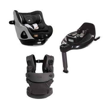 【超值組合】i-Base™ Encore 旋轉型底座+i-Harbour™ 0-4歲旋轉型汽座+savvy™ air 四合一嬰兒揹帶