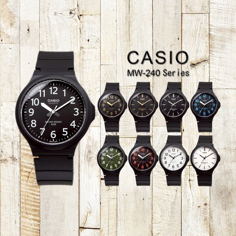 選べる CASIO レディース 腕時計 ゆうパケット チプカシ スタンダード MW-240 シリーズ チープカシオ 海外モデル メンズ ユニセックス  シンプル 可愛い おしゃれ アクセ ウォッチ LINEショッピング
