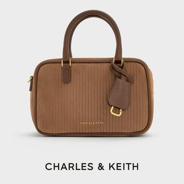 【CHARLES & KEITH】Sianna 燈芯絨托特包 附提袋｜秋冬新品｜擁抱溫柔季節｜生日禮物｜快速出貨｜小CK