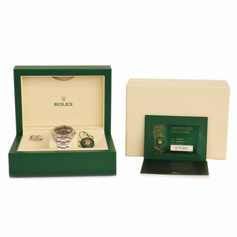 Rolex 箱 緑タグ付き
