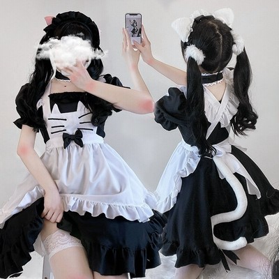 ハロウィン衣装 メイド服 コスプレ 魔女 メイド コスチューム 女王 巫女 仮装 ロングワンピース4点セット レディース ドレス レース 可愛い 通販 Lineポイント最大get Lineショッピング