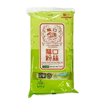 『滿額贈好禮』龍口純翠（純綠豆）粉絲 冬粉175g(5把裝) （賣場滿$150出貨）