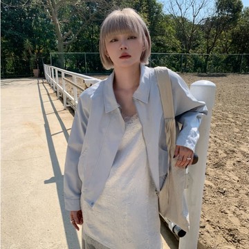 ATTENTION-att made!富士烟冷藍!彎刀夾克