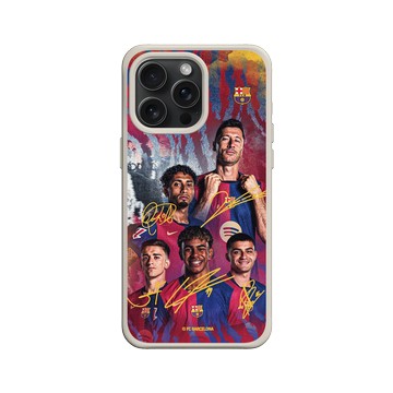 iPhone 15 Pro Max SolidX 貝殼灰 - FC Barcelona - Team 1 Signature Edition