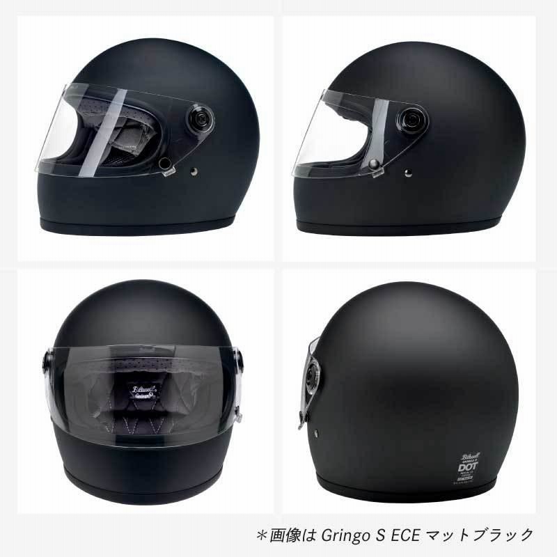 Biltwell□ビルトウェル グリンゴS グロスブラック ECE規格 R22