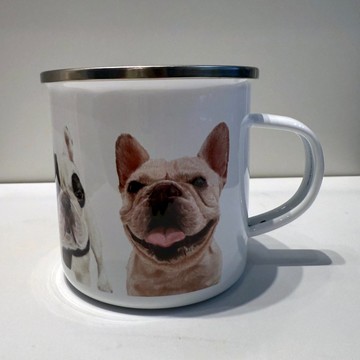 搪瓷琺瑯杯   |  法鬥犬