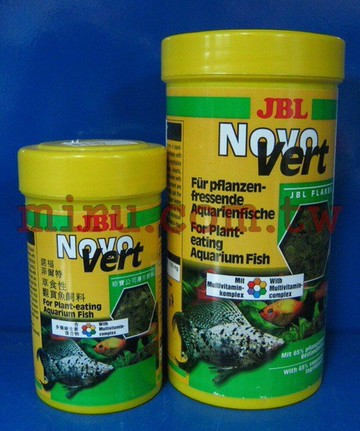 【西高地水族坊】德國JBL NovoVert蔬菜薄片(100ml瓶裝)