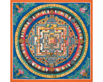 **时轮金刚曼陀罗——神圣时间之流的智慧圣境**