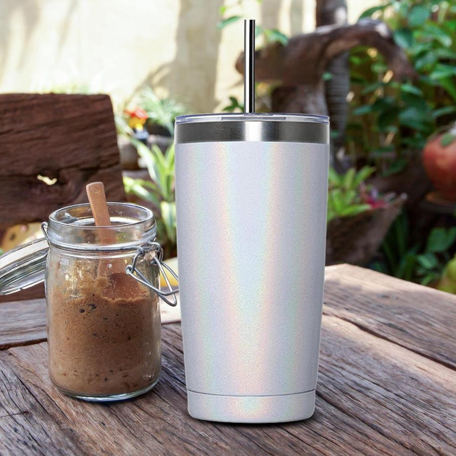 COKTIK 20oz Tumbler Cup Double Wall Vacuum Insulated Travel Mug Bulk  Stainless Steel Tumblers with Lid  Durable Powder Coated Coffee Cups for Cold