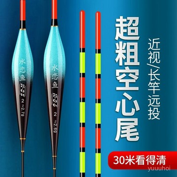 🎣【納米醒目浮漂】加粗空心尾遠投深水大物漂 日夜兩用高靈敏度 台灣出貨