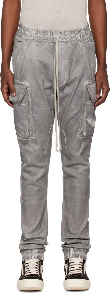 Rick Owens DRKSHDW 驼色 Porterville Mastodon Cut 牛仔裤