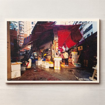 -日常系列- Timmy Ying 作品 -香港的日常- 明信片 (旺角)