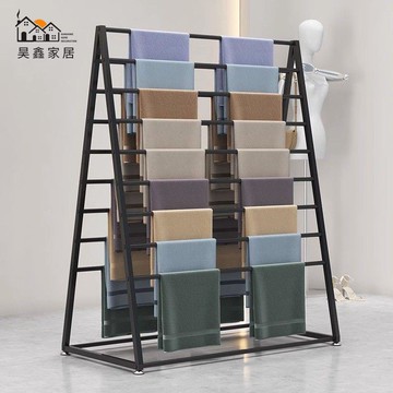 工廠直銷 免運 毛巾架 浴巾架 收納架 置物架 圍巾架服裝展示架落地褲子絲巾面料毛巾浴巾包裝紙多層樣品陳列架特惠/開立發票 售後保障 h13