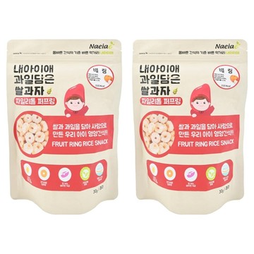 Naeiae 幼兒圈圈餅  水梨  30g  2包