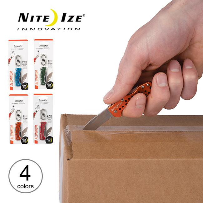 NITE IZE nite-ize ナイトアイズ ドゥーヒッキー キーチェーン フォールディングナイフ グリーン 日本正規品 KMTK-08-R7