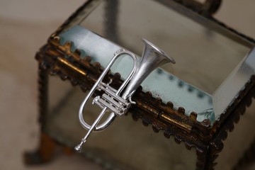 925銀迷你管弦樂吊墜系列 - 柔音號 (不含項鍊)