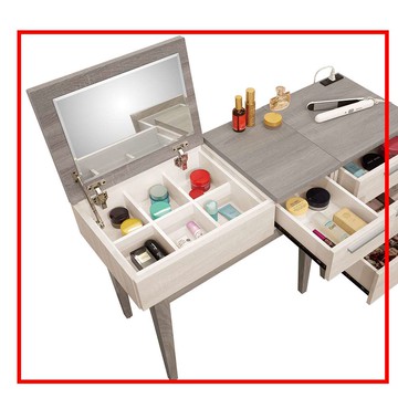 obis 海芋2.5尺掀式鏡台(含椅)