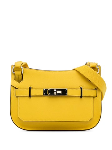 Hermès Pre-Owned - 2009 Swift Mini Jypsiere crossbody bag - women - Calf Leather - One Size - Yellow