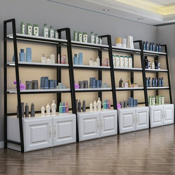 免運 開立發票  化妝品展示柜產品展柜美容院母嬰店展示架陳列架美甲包包產品展架