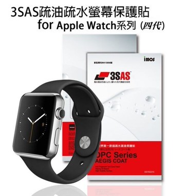 【愛瘋潮】99免運 iMOS 螢幕保護貼 For Apple Watch Series 4 4代 (44mm) iMOS 3SAS 防潑水 防指紋 疏油疏水 螢幕保護貼【APP下單4%點數回饋】