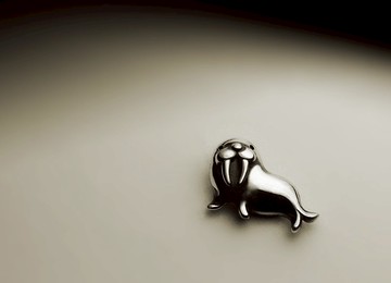 海象純銀耳環(單支/一對)