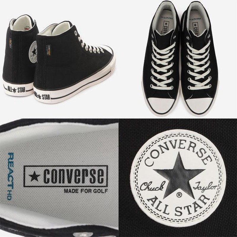 GK鈴鹿☆新品即決783 【28.0】コンバース ALL STAR GF CORDURA HI◆カーキ◆スパイクレス◆ゴルフシューズ◆オールスター◆ハイカット CONVERSE MADE FOR GOLF コンバース オールスター ハイカット