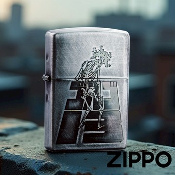 ZIPPO 骷髏13-迪高東鄉Up防風打火機 超一流狙擊技術 迪高東鄉 不能錯過 終身保修 ZA-6-A14